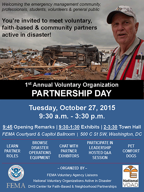 1st Annual Voluntary Organization Partnership Day