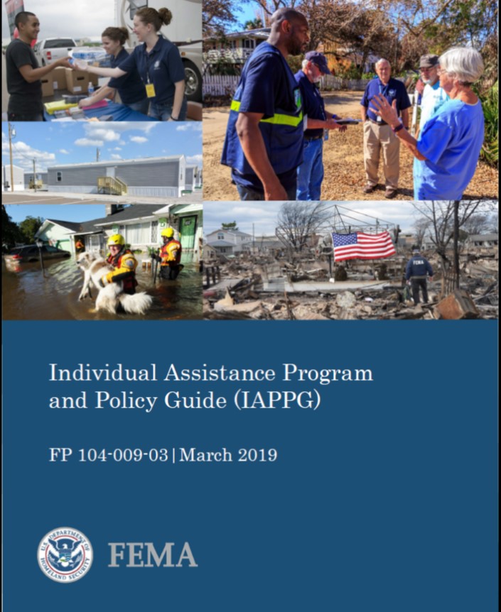 FEMA New IA Policy Document
